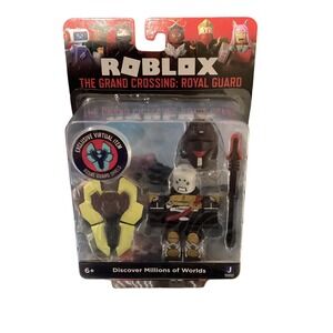 Roblox The Grand Crossing Royal Guard Action Figure Jazwares New Virtual Item Co